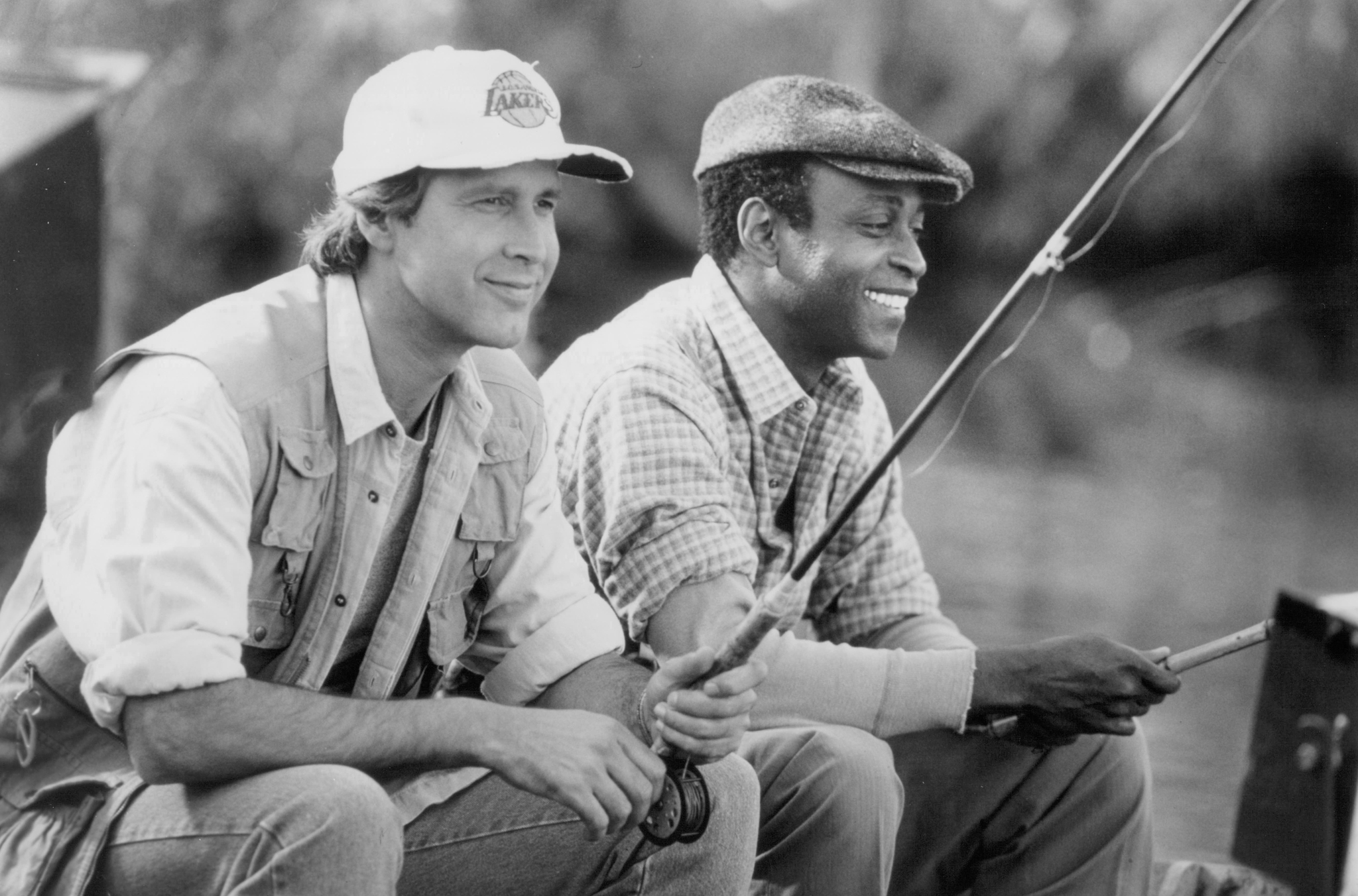 Still of Chevy Chase and Cleavon Little in Fletch Lives (1989)