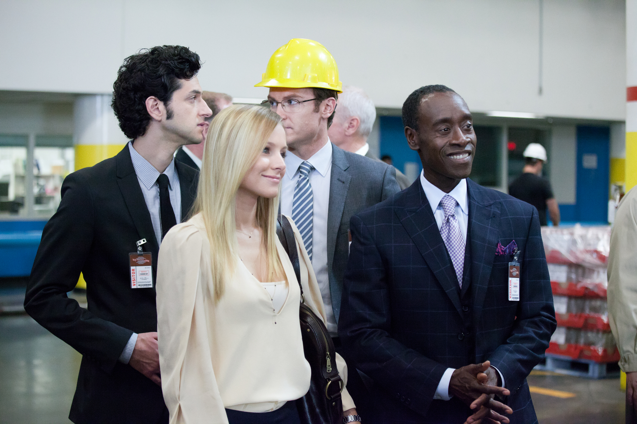 Still of Don Cheadle, Kristen Bell and Ben Schwartz in House of Lies (2012)