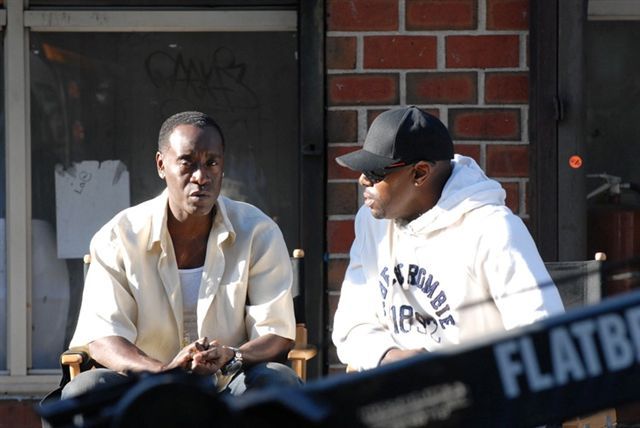 Still of Don Cheadle and Antoine Fuqua in Brooklyn's Finest (2009)