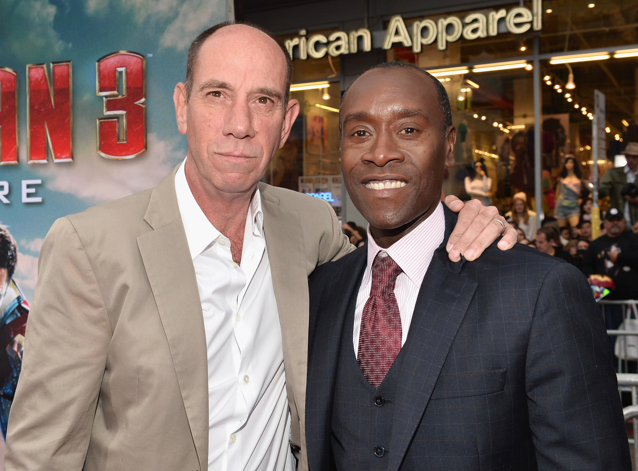 Don Cheadle and Miguel Ferrer at event of Gelezinis zmogus 3 (2013)