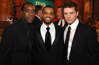 Ryan Phillippe, Don Cheadle and Larenz Tate at event of 12th Annual Screen Actors Guild Awards (2006)