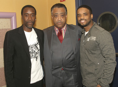 Don Cheadle, Larenz Tate and Al Sharpton at event of Crash (2004)