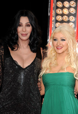 Cher and Christina Aguilera at event of Burleska (2010)