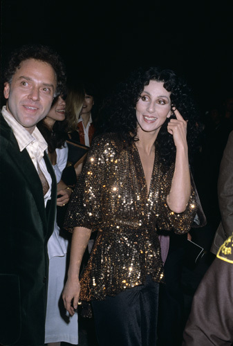 Cher and Neil Bogart circa 1990s