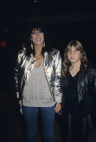 Cher and Chastity Bono circa 1970s