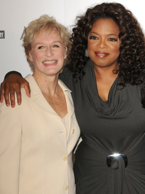 Glenn Close and Oprah Winfrey