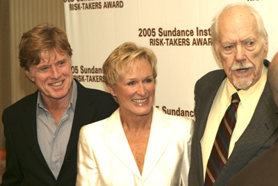 Robert Altman, Glenn Close and Robert Redford