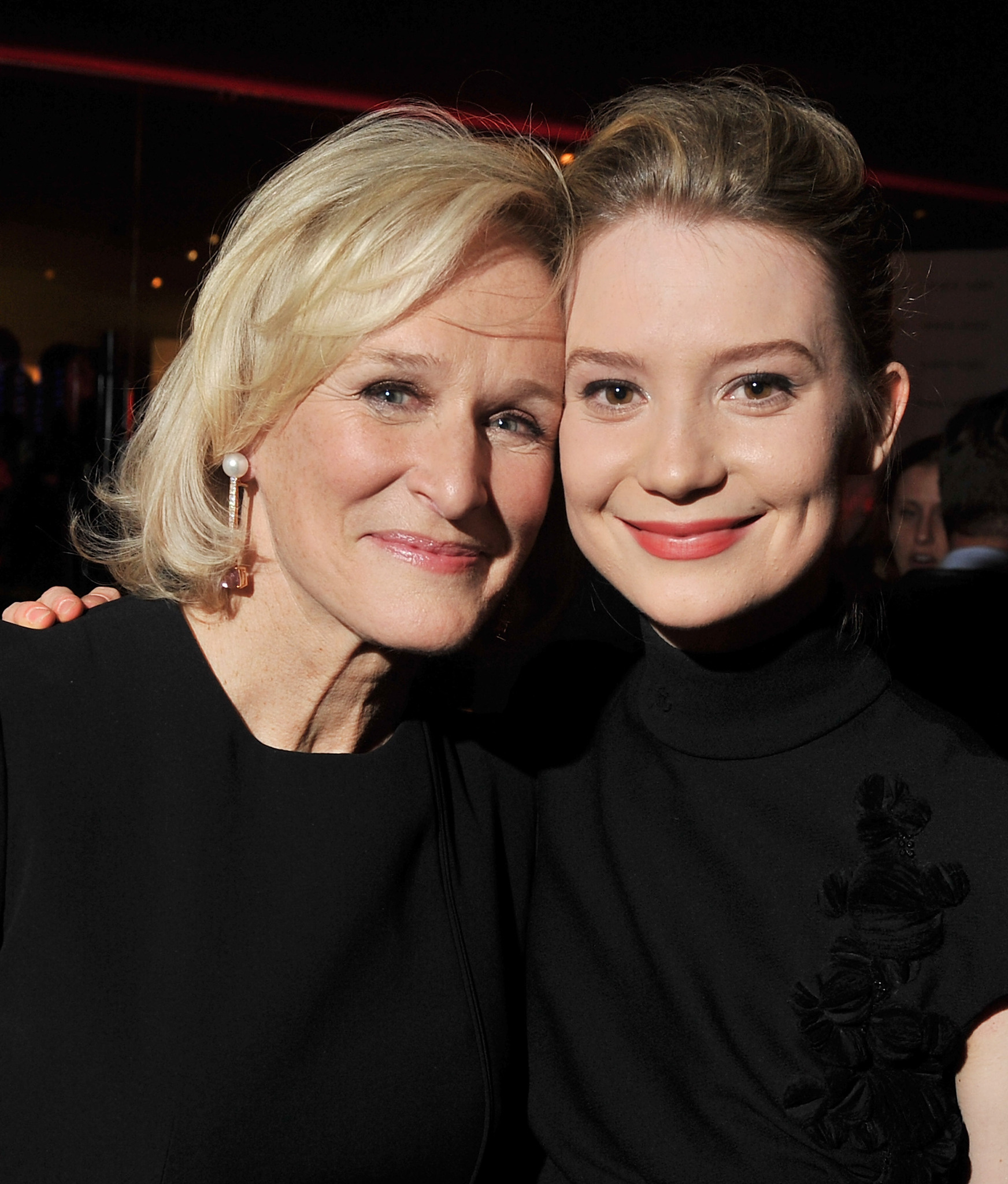 Glenn Close and Mia Wasikowska at event of Albert Nobbs (2011)