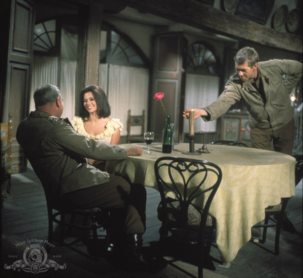 Still of James Coburn and Giovanna Ralli in What Did You Do in the War, Daddy? (1966)
