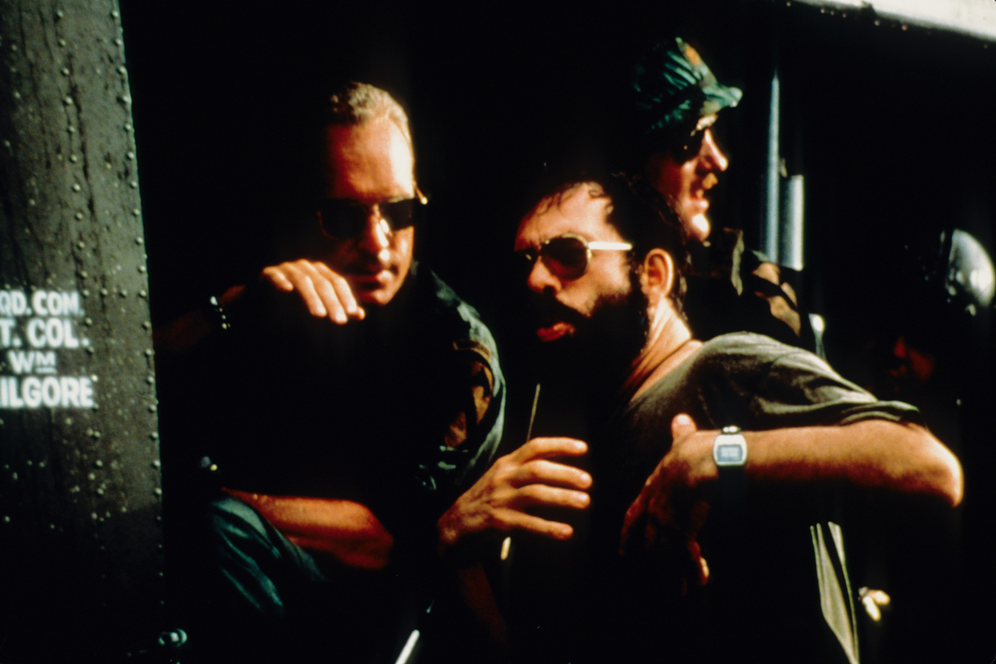 Francis Ford Coppola and Robert Duvall in Siu dienu apokalipse (1979)