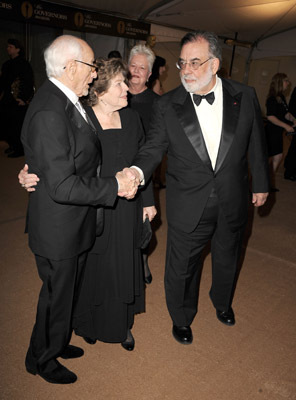 Francis Ford Coppola and Eli Wallach