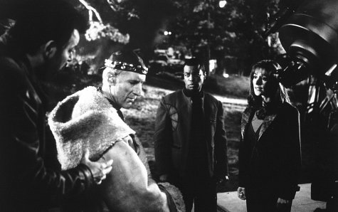 James Cromwell, Jonathan Frakes, Marina Sirtis and LeVar Burton in Star Trek: First Contact (1996)