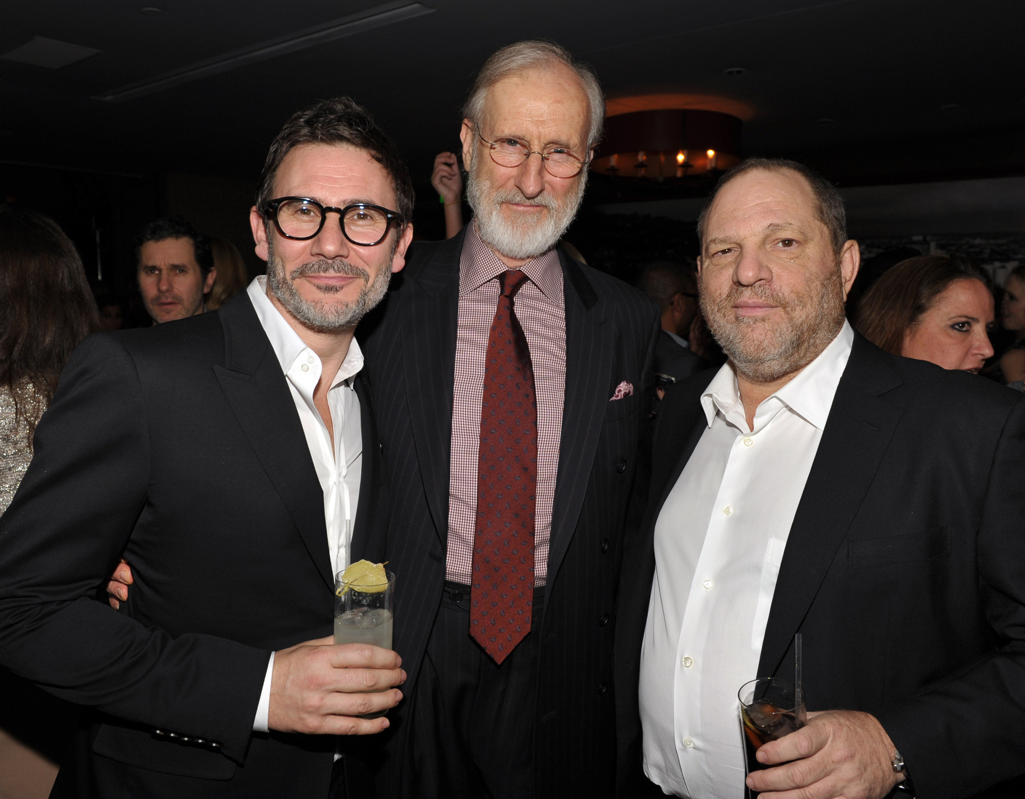 James Cromwell, Harvey Weinstein and Michel Hazanavicius
