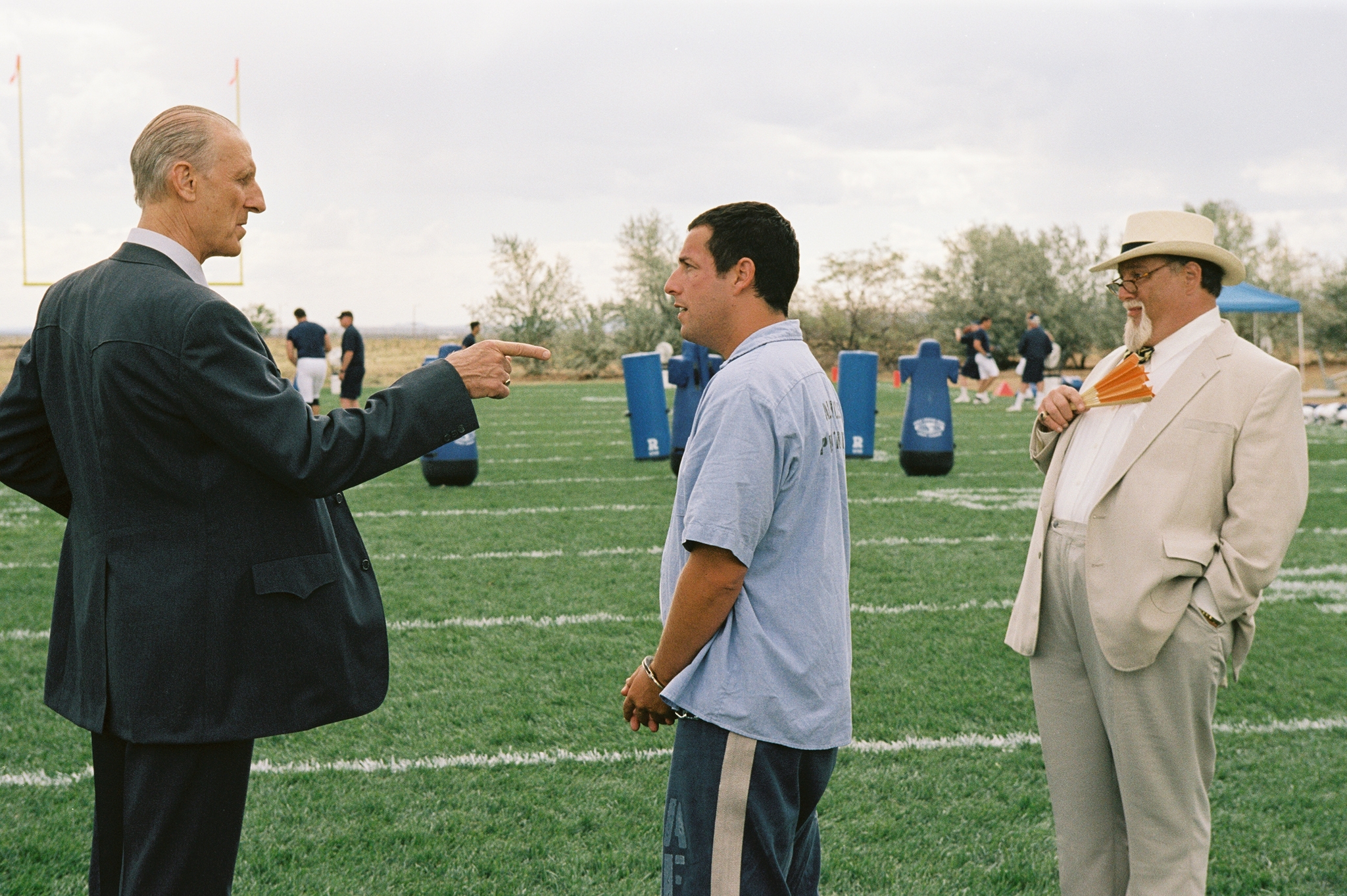 Still of James Cromwell, Adam Sandler and Walter Williamson in The Longest Yard (2005)