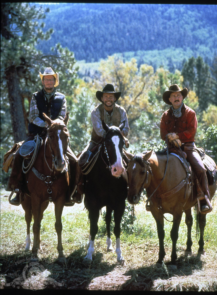 Still of Billy Crystal, Bruno Kirby and Daniel Stern in City Slickers (1991)