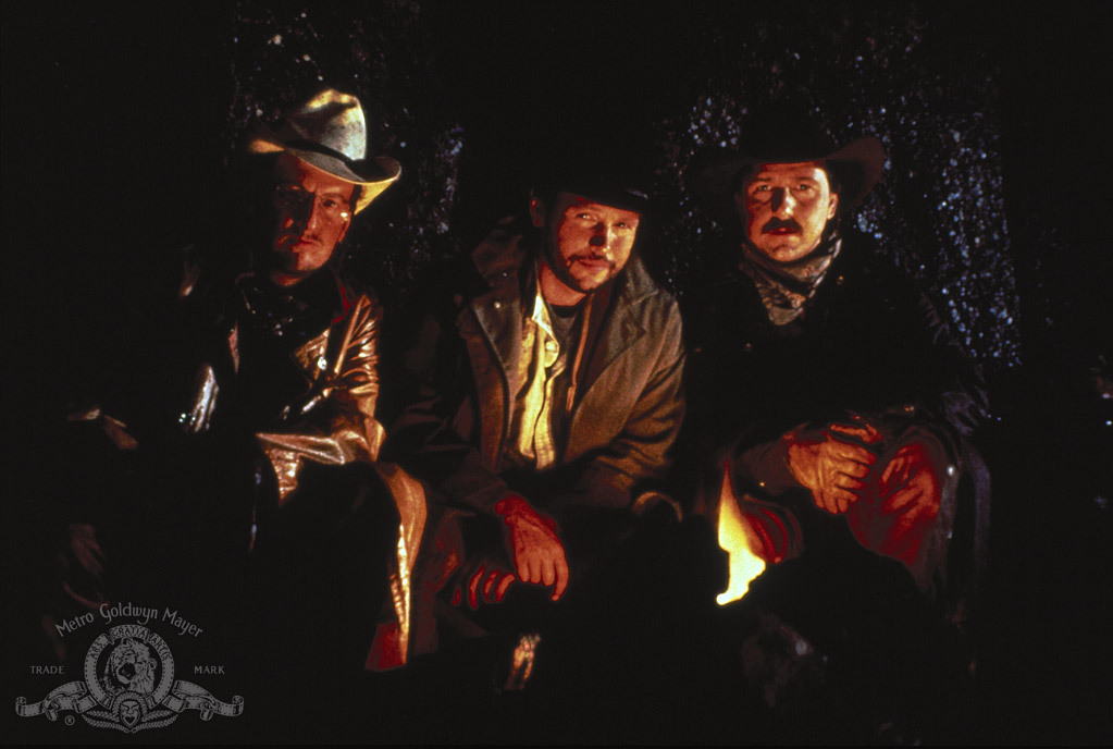 Still of Billy Crystal, Bruno Kirby and Daniel Stern in City Slickers (1991)