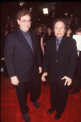 Billy Crystal and Harold Ramis at event of Sutrikes gangsteris (1999)
