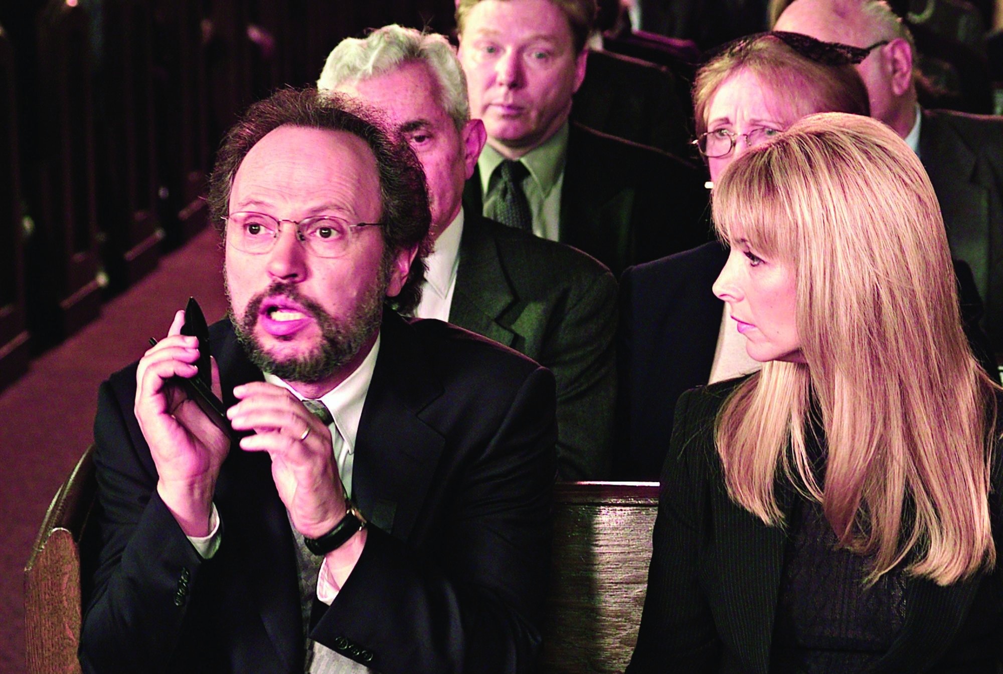 Still of Billy Crystal and Lisa Kudrow in Sutrikes gangsteris (1999)