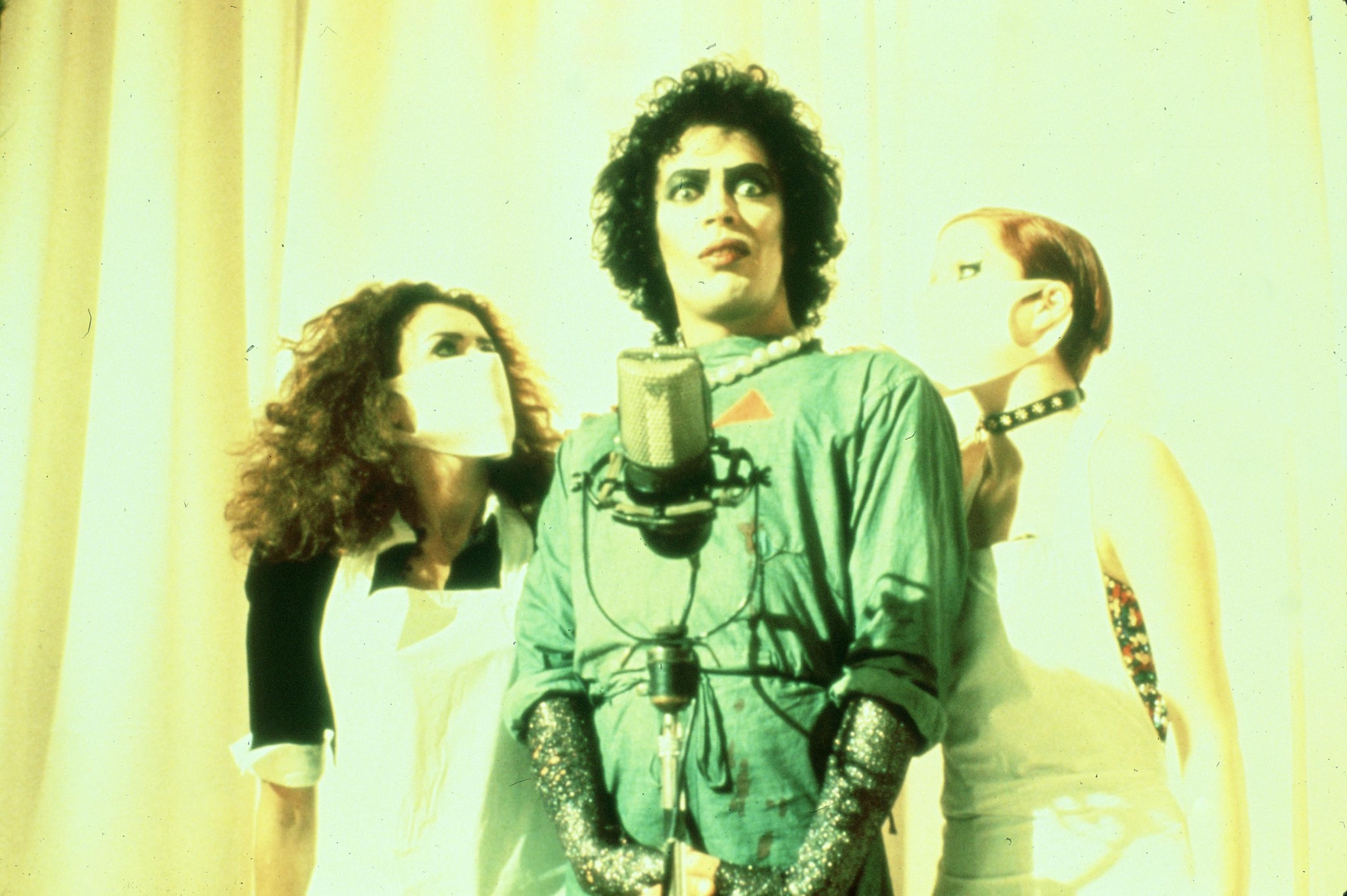 Still of Tim Curry, Nell Campbell and Patricia Quinn in The Rocky Horror Picture Show (1975)