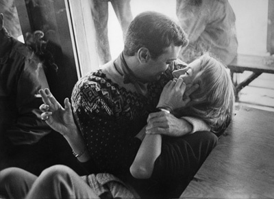 Tony Curtis and Sylviane Fuchs circa 1960s