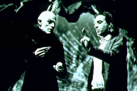 Willem Dafoe with director E. Elias Merhige