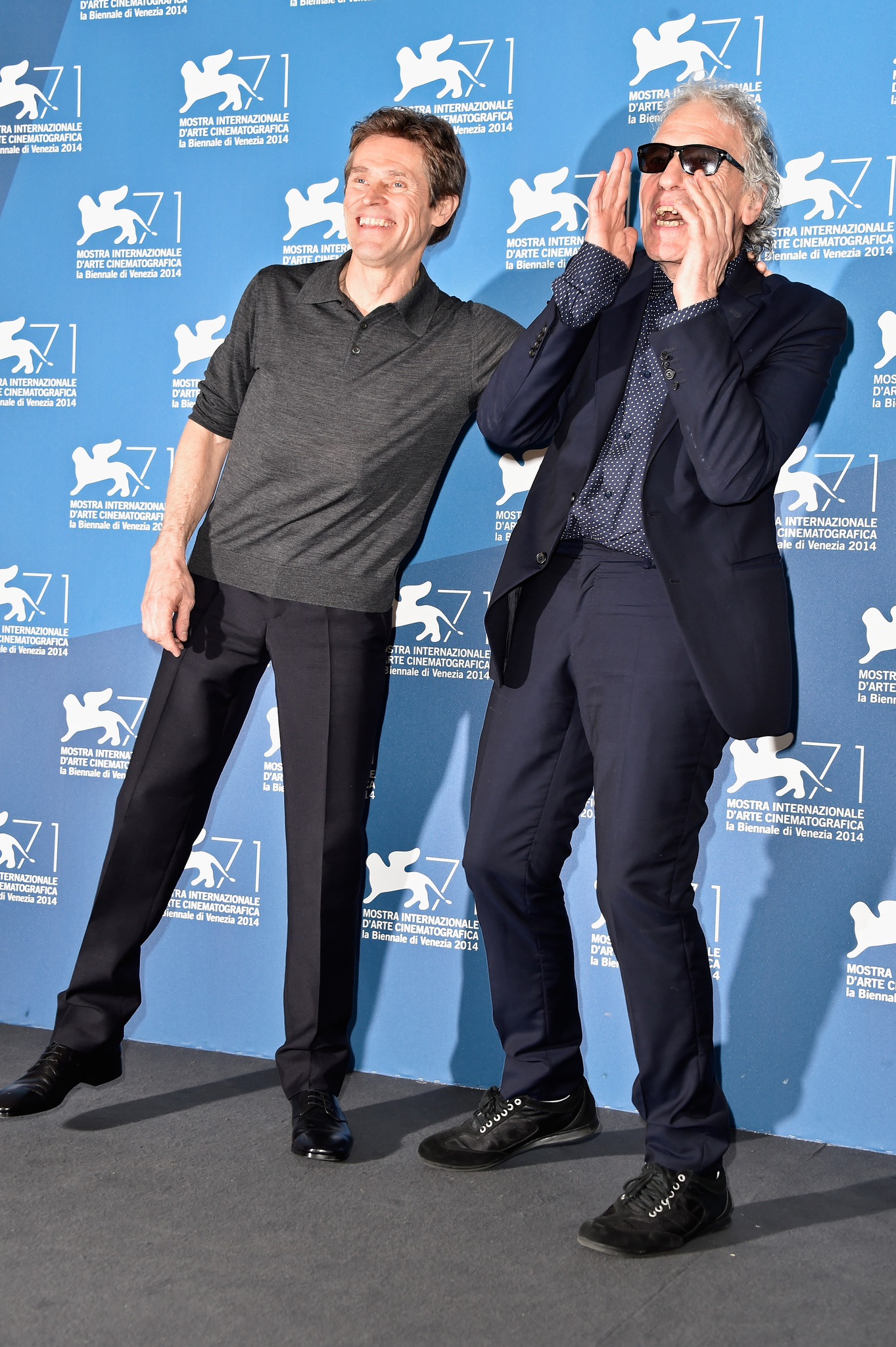 Willem Dafoe and Abel Ferrara at event of Pasolini (2014)