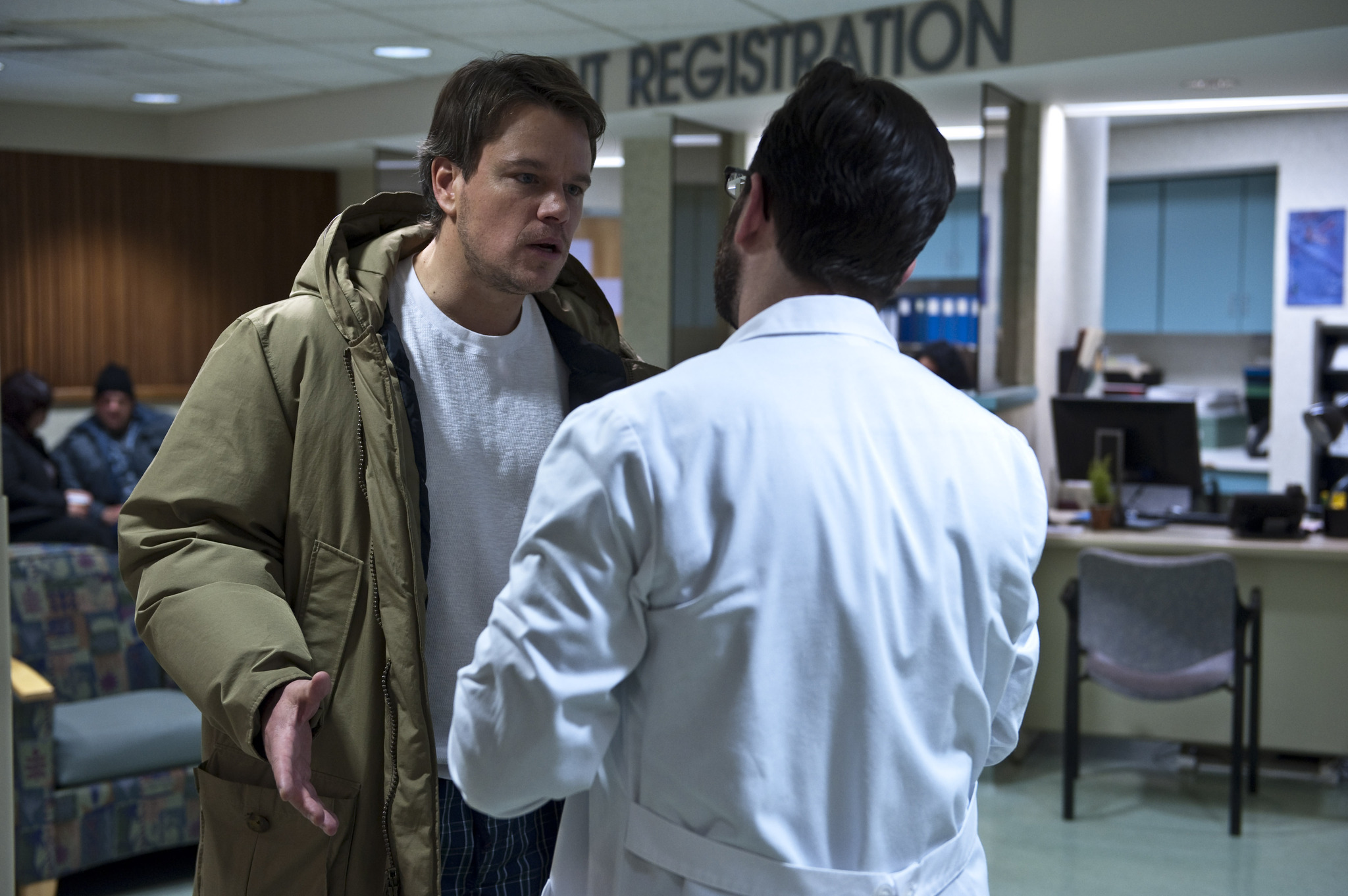 Still of Matt Damon in Uzkratas (2011)