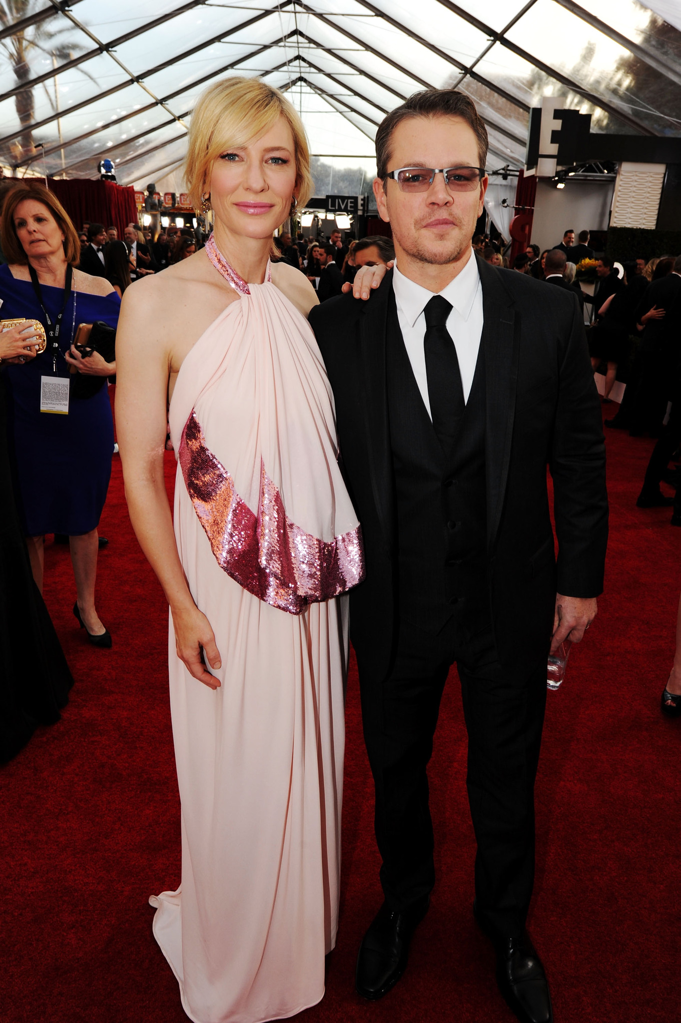 Matt Damon and Cate Blanchett