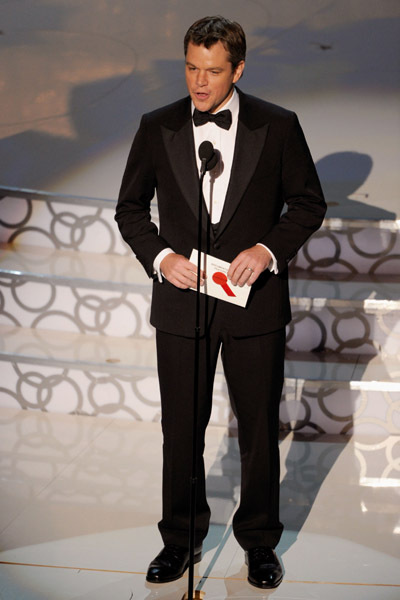 Matt Damon at event of The 82nd Annual Academy Awards (2010)