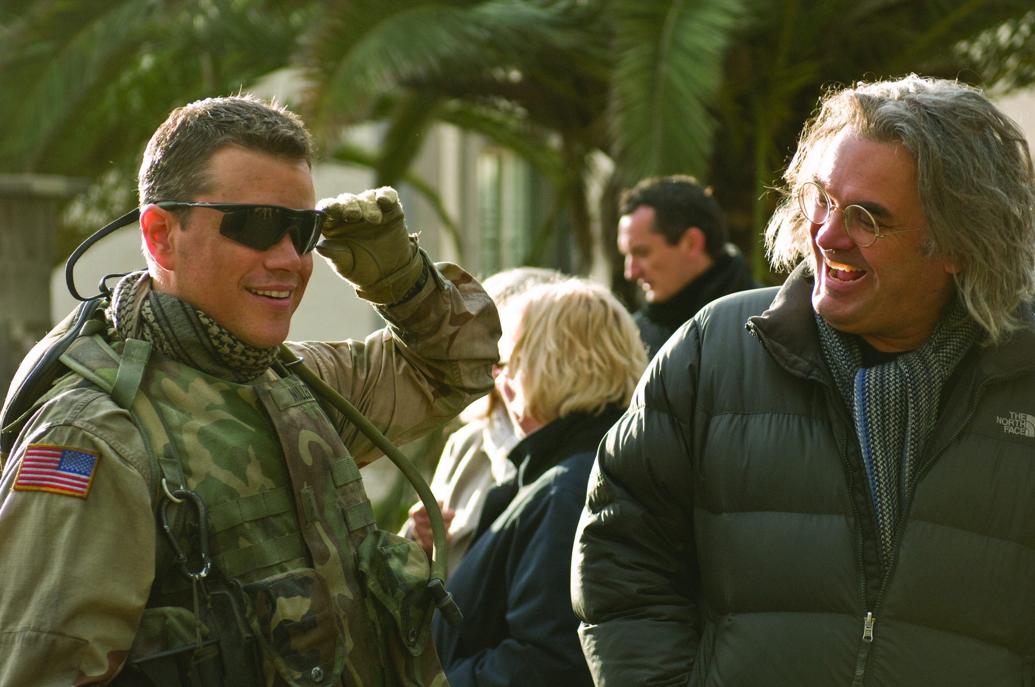 Still of Matt Damon and Paul Greengrass in Green Zone (2010)