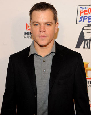 Matt Damon at event of The People Speak (2009)