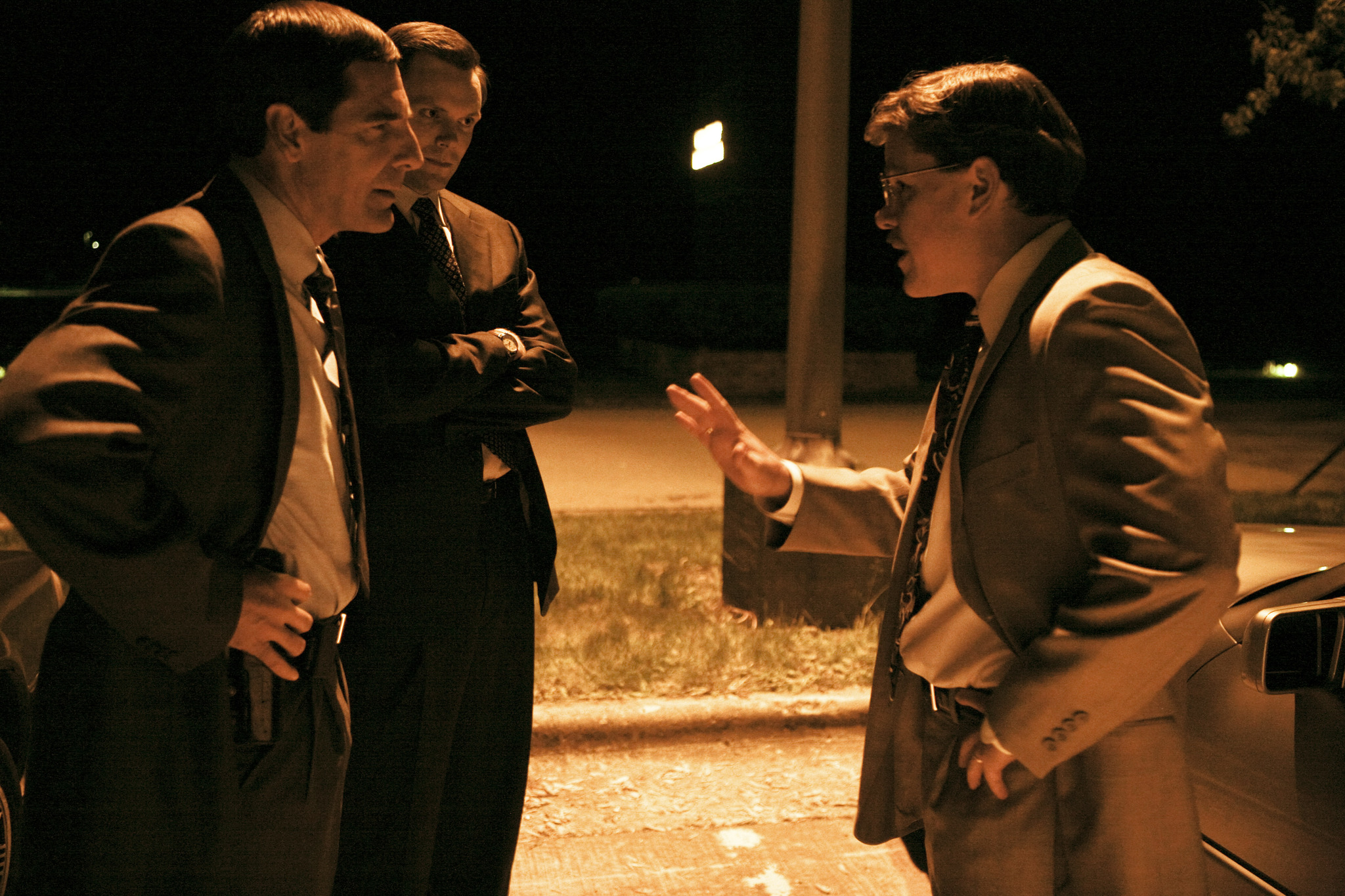 Still of Matt Damon, Scott Bakula and Joel McHale in Informatorius (2009)