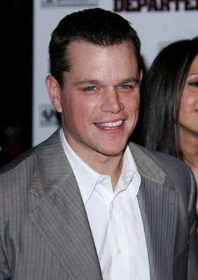 Matt Damon at event of Infiltruoti (2006)