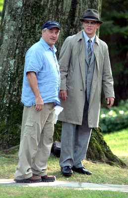Robert De Niro and Matt Damon at event of The Good Shepherd (2006)