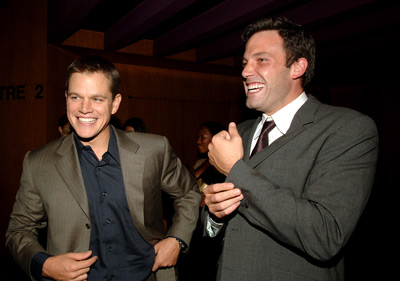 Ben Affleck and Matt Damon at event of The Brothers Grimm (2005)