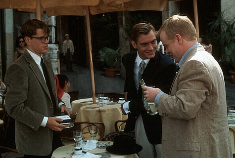 Still of Jude Law, Matt Damon and Philip Seymour Hoffman in The Talented Mr. Ripley (1999)