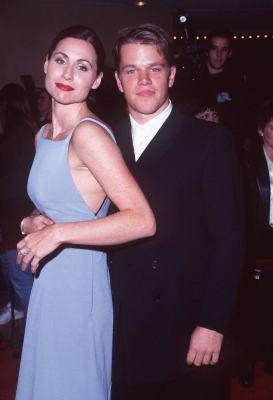 Matt Damon and Minnie Driver at event of Gerasis Vilas Hantingas (1997)