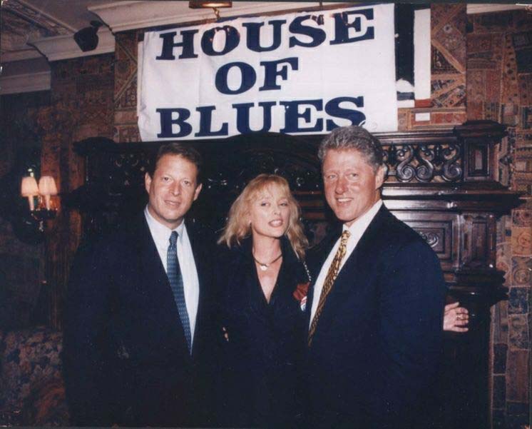 With PResident Bill Clinton and Vice-president Al Gore at a Fundraiser