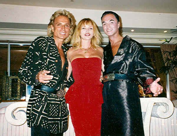 With Siegfried and Roy in Las Vegas