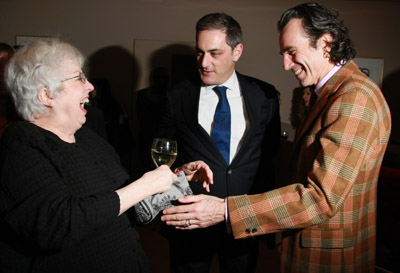 Daniel Day-Lewis, Thelma Schoonmaker and John Lesher at event of Bus kraujo (2007)