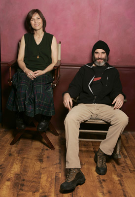 Daniel Day-Lewis and Catherine Keener at event of The Ballad of Jack and Rose (2005)