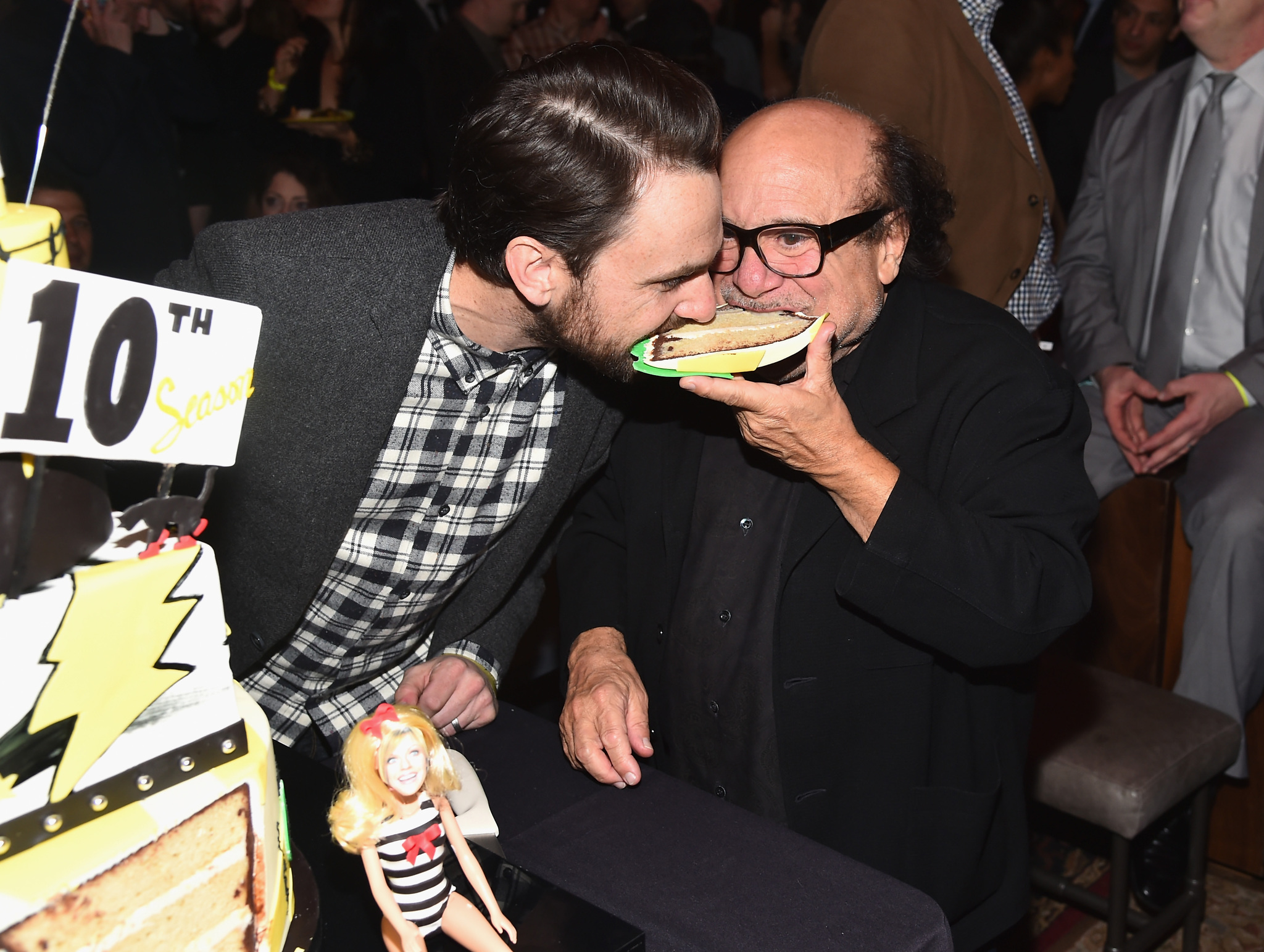 Danny DeVito and Charlie Day at event of It's Always Sunny in Philadelphia (2005)