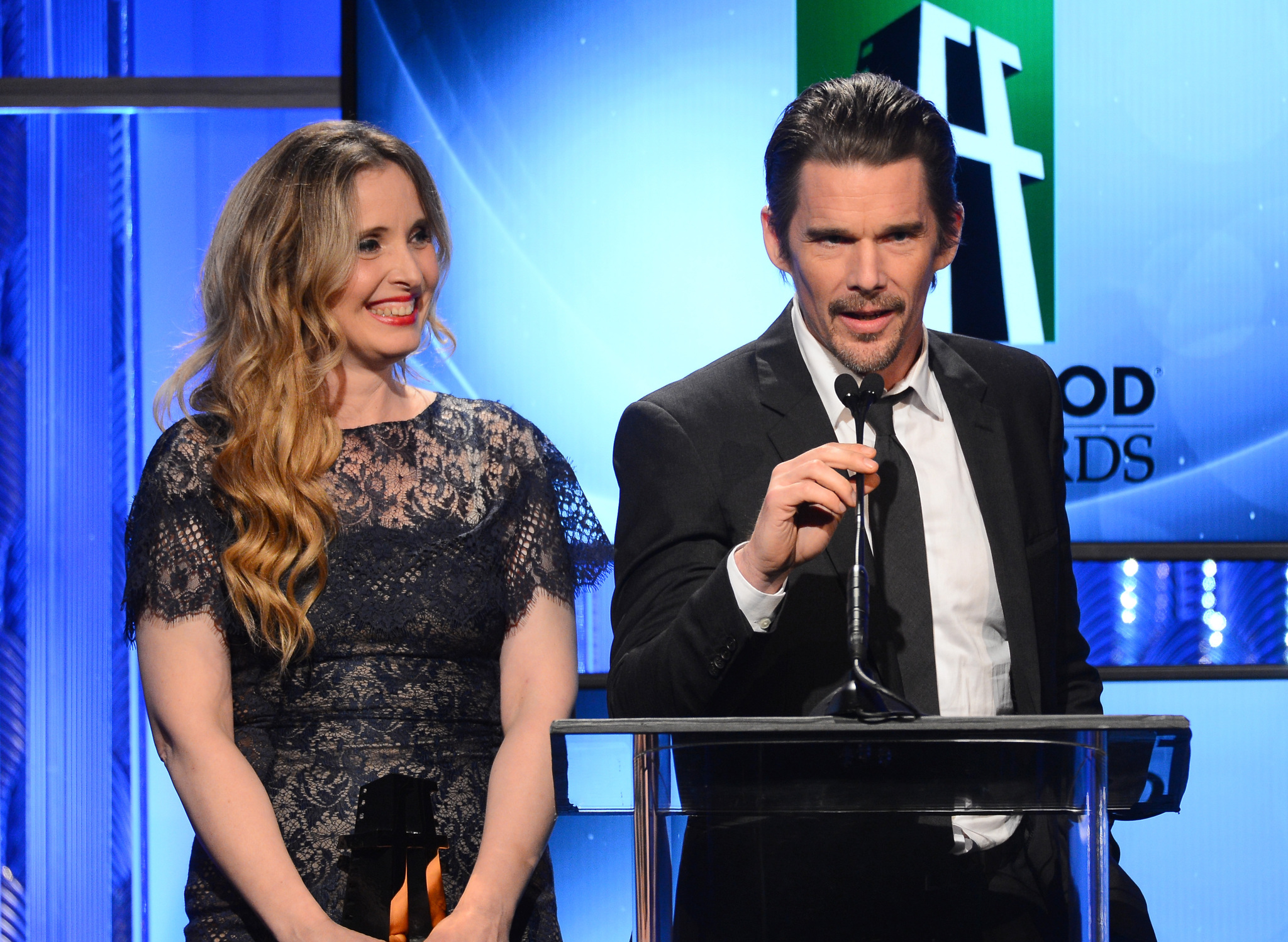 Ethan Hawke and Julie Delpy