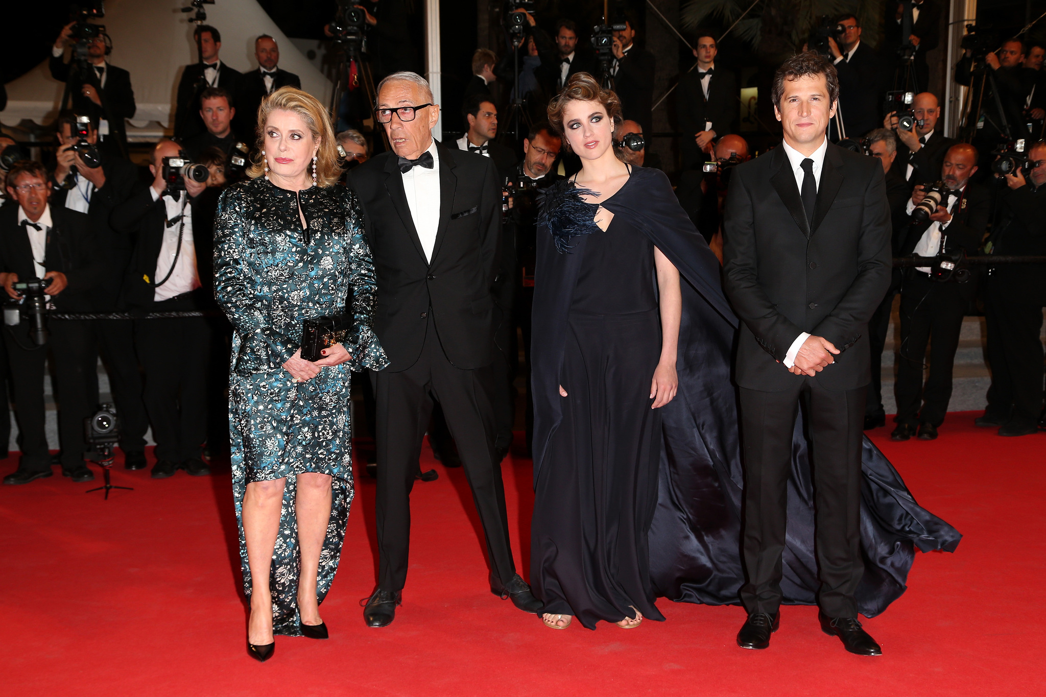 Catherine Deneuve, André Téchiné, Guillaume Canet and Adèle Haenel at event of L'homme qu'on aimait trop (2014)