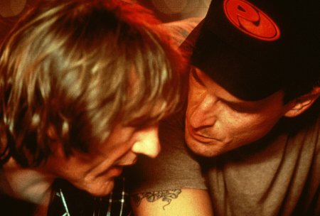 Gérard Depardieu and Nick Cassavetes in Unhook the Stars (1996)