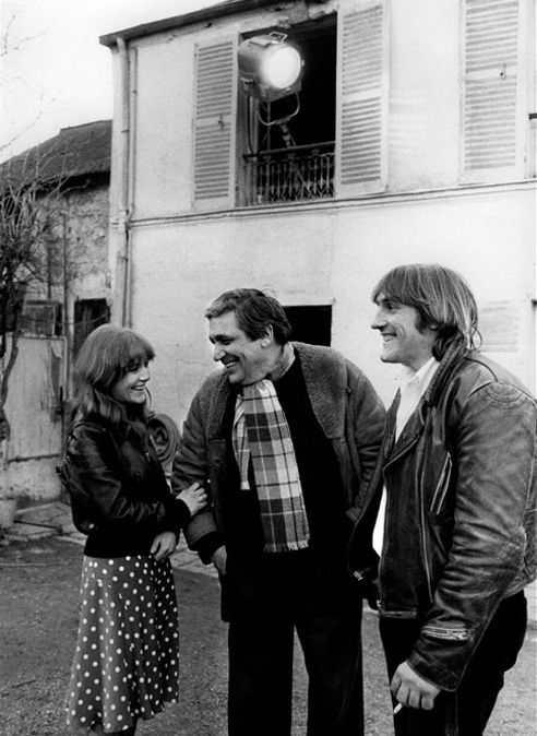 Still of Gérard Depardieu, Isabelle Huppert and Maurice Pialat in Loulou (1980)