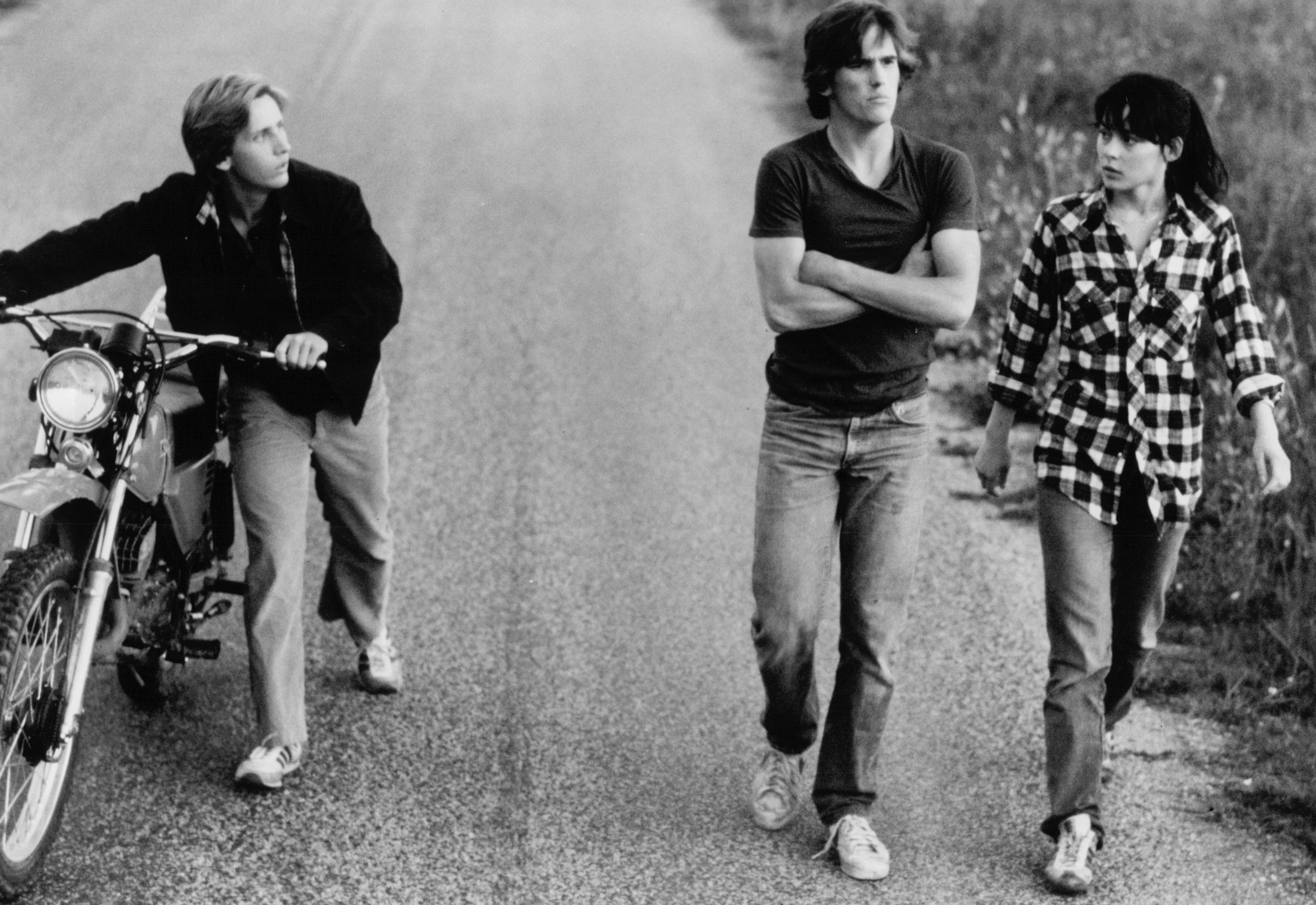 Still of Matt Dillon, Emilio Estevez and Meg Tilly in Tex (1982)