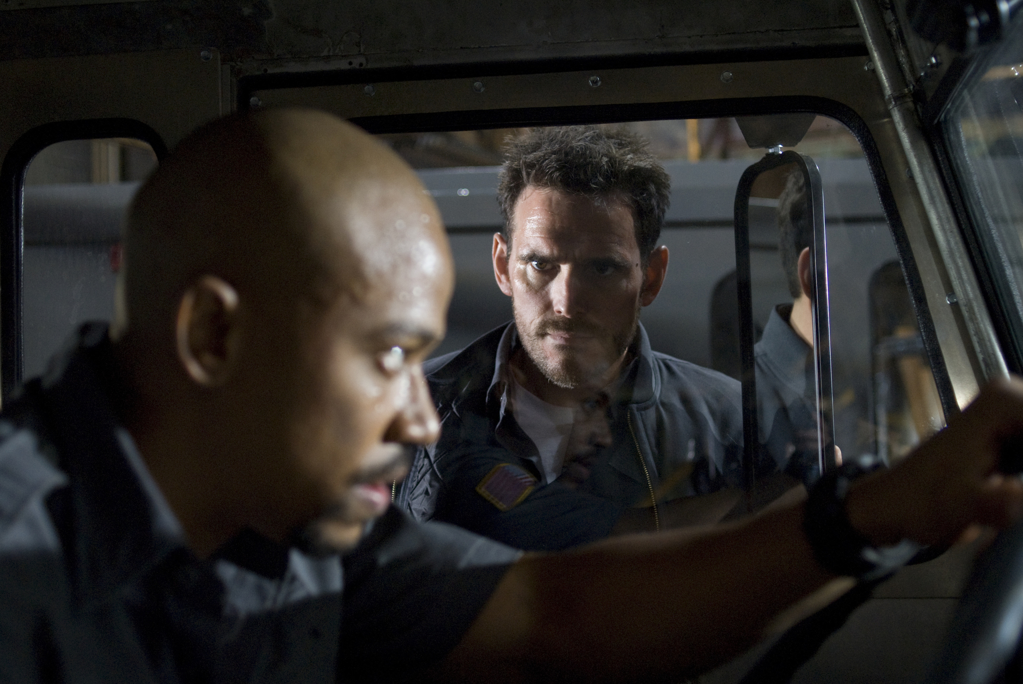 Still of Matt Dillon and Columbus Short in Armored (2009)