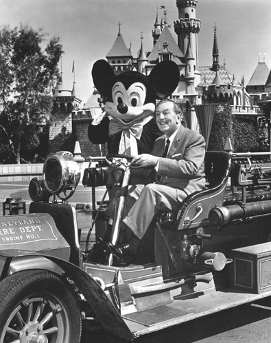 Walt Disney at Disneyland, 1960s
