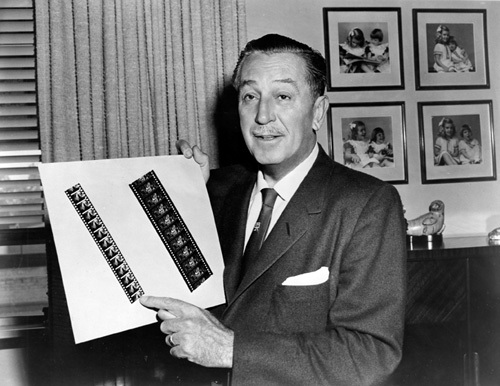 Walt Disney in his office, late 50's, I.V.
